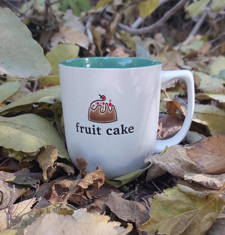 ماگ fruit cake داخل رنگی