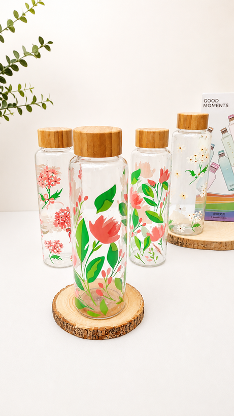 بطری حرارتی پیرکس گل