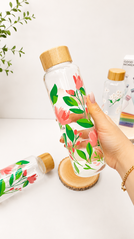 بطری حرارتی پیرکس گل