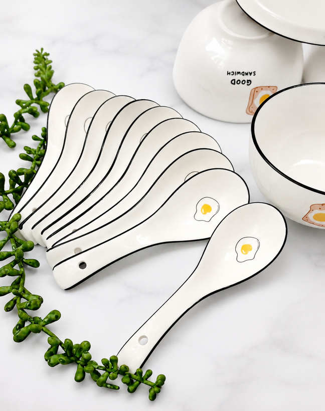 قاشق سرامیکی تخم مرغ🍳